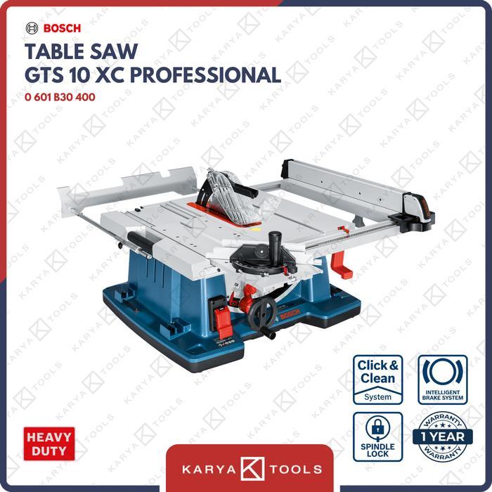 Bosch GTS 10 XC Circular Table Saw 10" Meja Gergaji Sirkular