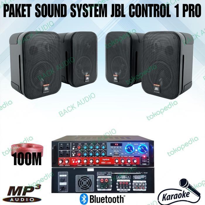 paket sound system jbl 4 inch jbl control 1 pro sound cafe dan klinik