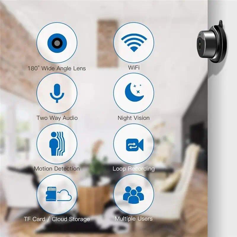 CLCU Mini Wifi Wireless Camera HD Wireless 1080P Video Camera Motion Detection Camera