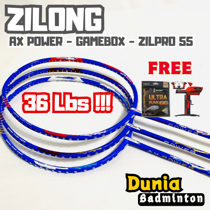 ZILONG AXPower Gamebox 2023 ZILPRO 55 - Raket Badminton Zilong