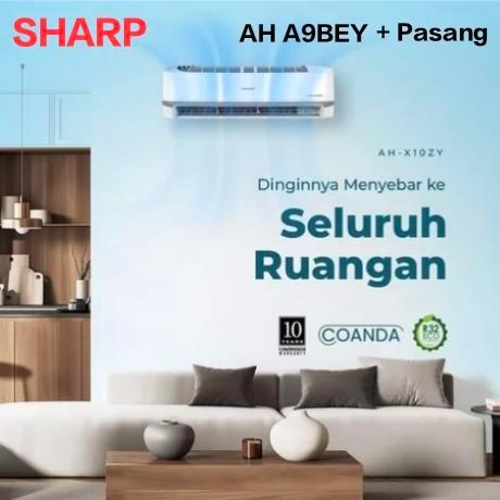 AC Sharp 1/2 PK Low Watt AH A5UCY Daya 350 Watt - +Pasang 1 PK