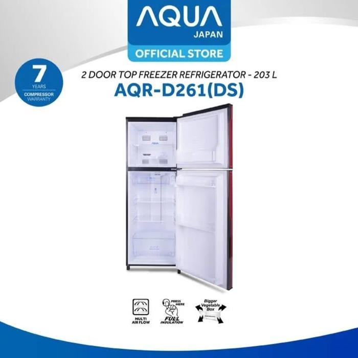 KULKAS AQUA 2 PINTU TYPE AQR-D261