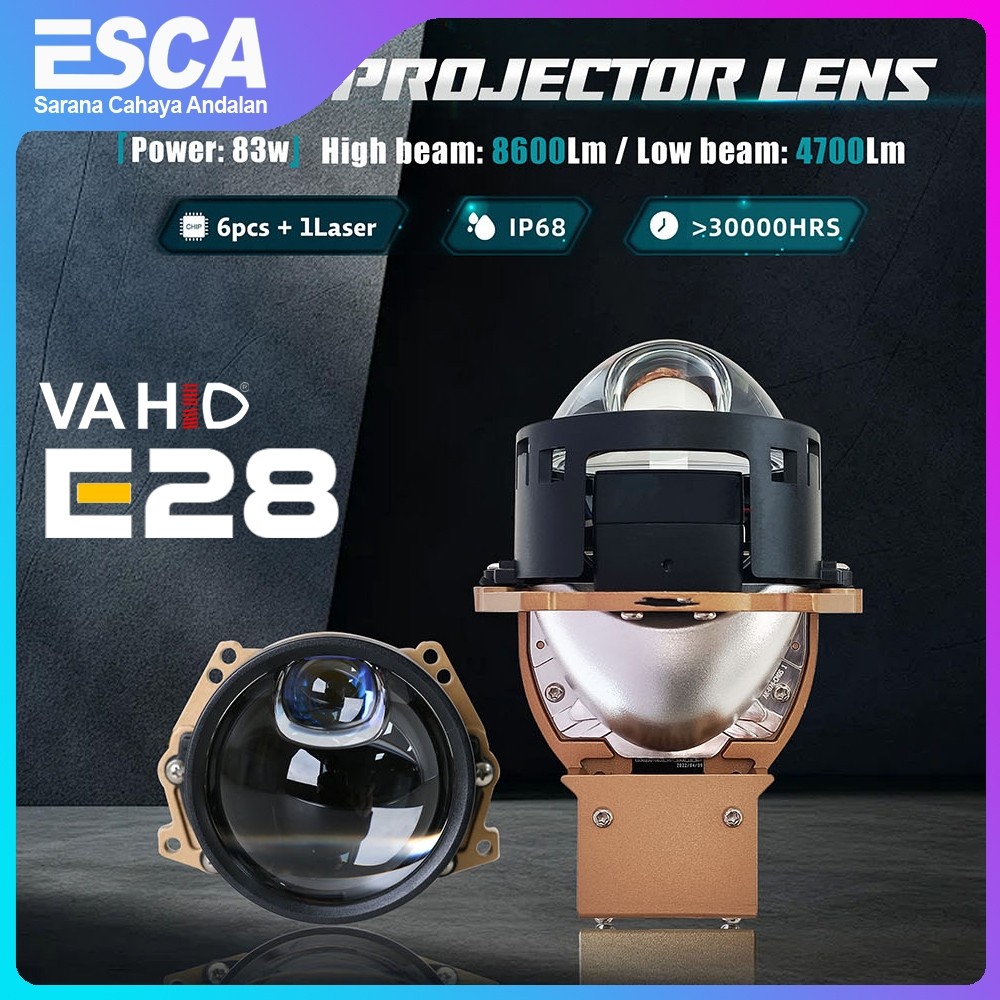 E28 - 3" LED Projector Vahid E28 Laser | Projie Biled E28 Laser Headlight Original Vahid