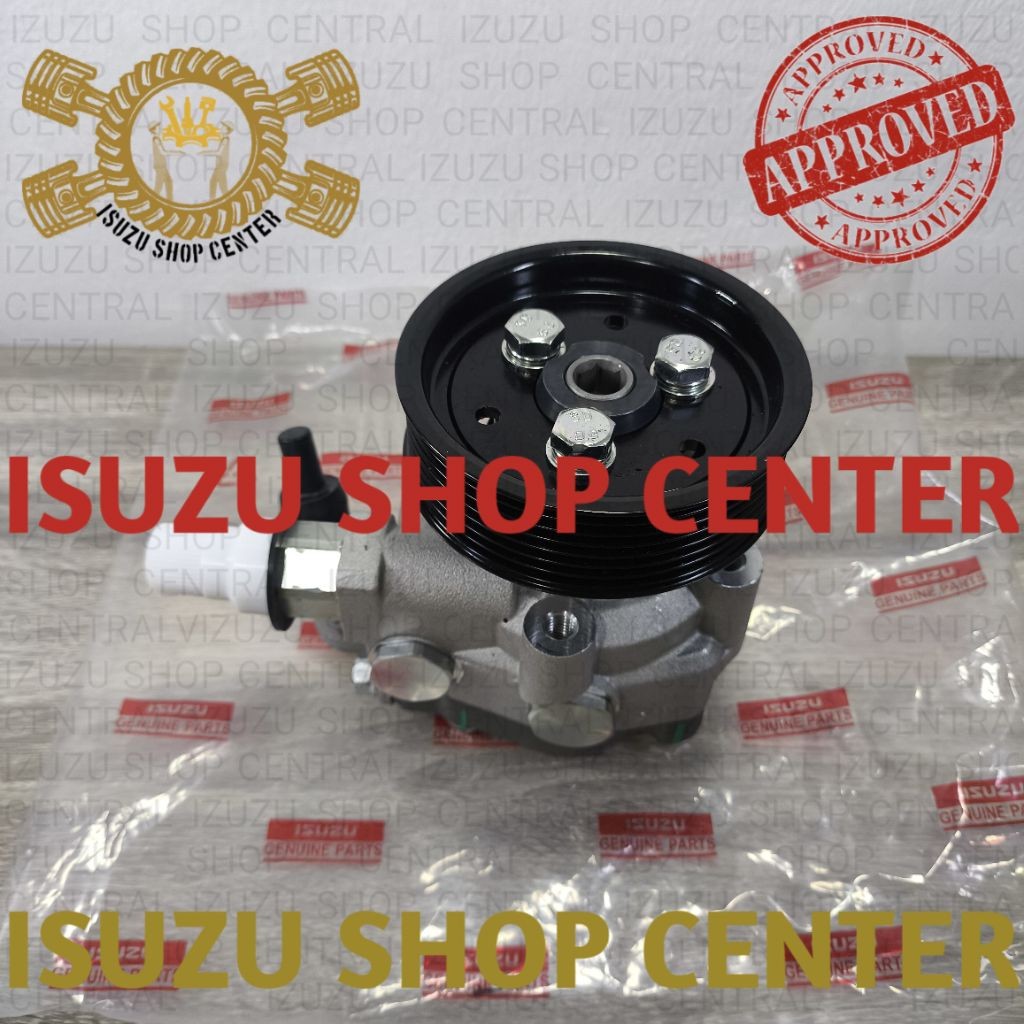 POMPA POWER STEERING ISUZU DMAX MUX 1.9 1900CC RZ4E PLUS PULLEY  8-97824 300-0