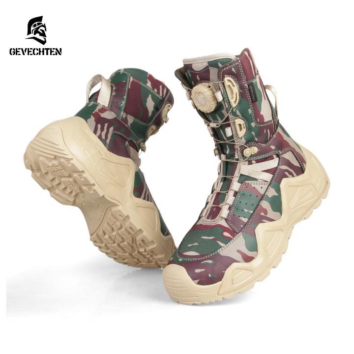(PRE ORDER) Sepatu Boots Gevechten Loggermax Tali Putar - Kopassus TNI AD