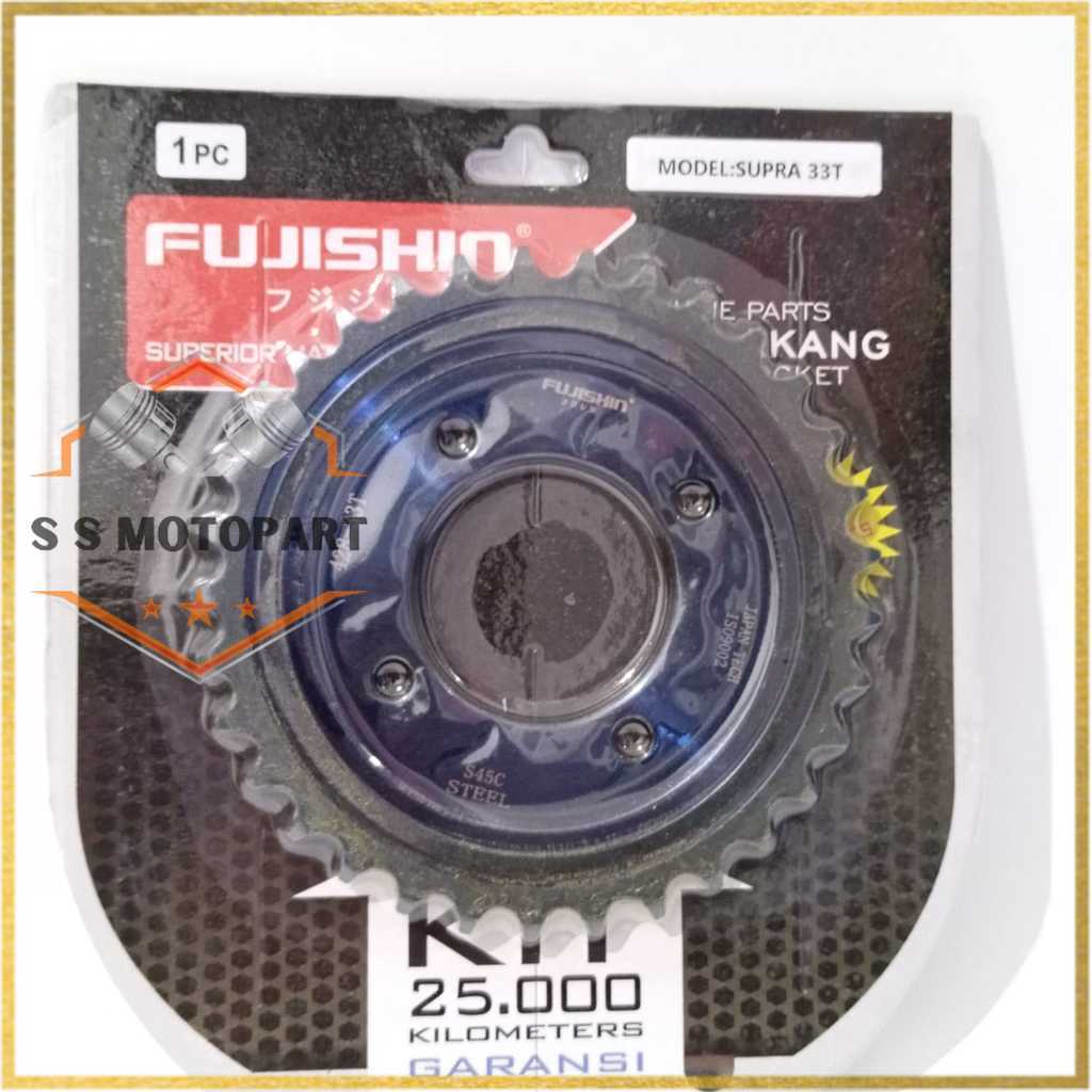 GEAR BELAKANG SUPRA 33T GIR BELAKANG FUJISHIN
