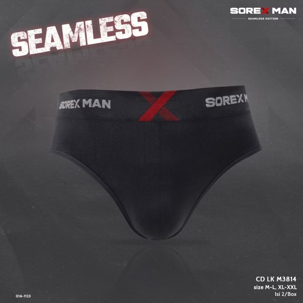 (2pcs) Celana Dalam Pria Sorex Man / Celana Dalam Pria Dewasa Sorex / Sempak Pria / Celana Dalam Lak