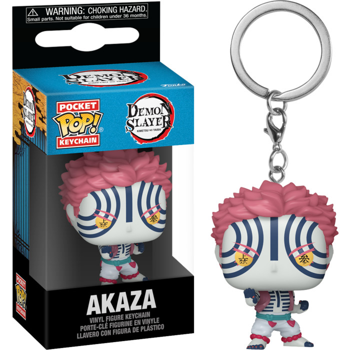 Funko Pocket POP Animation - Demon Slayer - Akaza Keychain