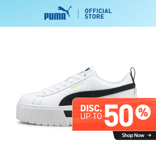PUMA Sepatu Kets Wanita Mayze White