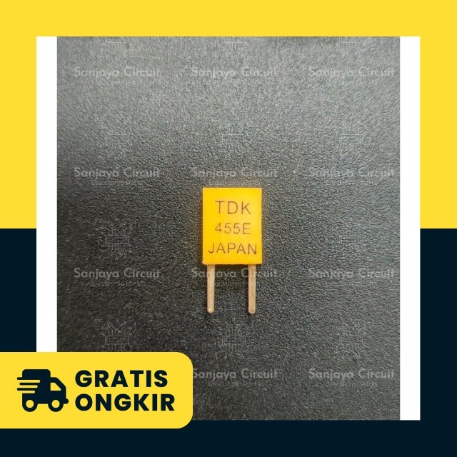 Crystal / Kristal Ceramic Resonator 455E (Filter Remote Control)