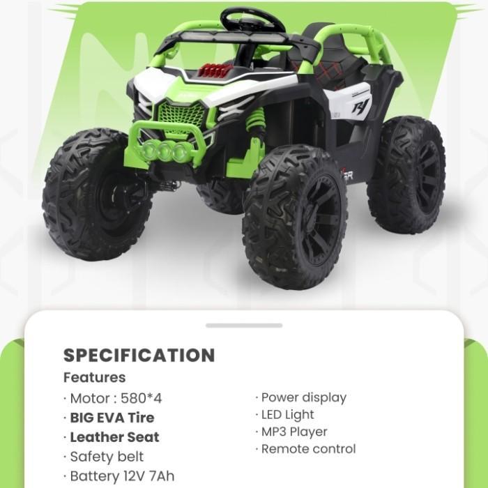 Mobil Remot Anak Jeep Aki Besar Jumbo Kado Mainan Anak Mobil Mobilan Bisa Dinaiki Remot Kontrol