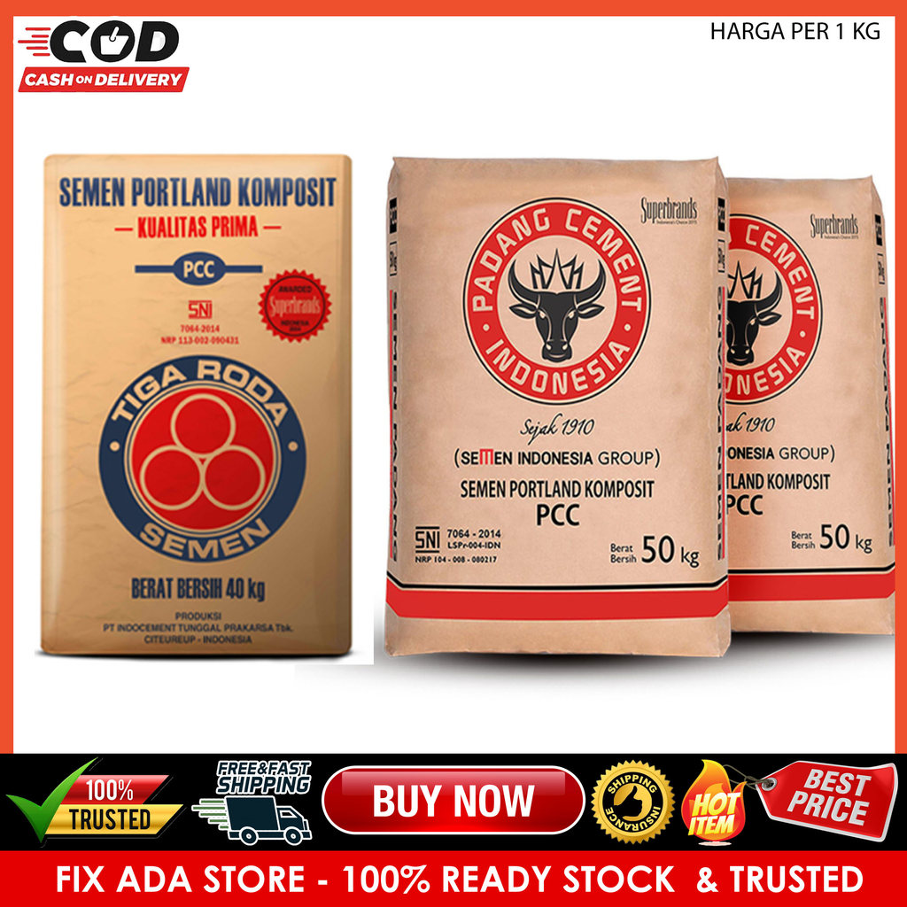 Tiga Roda Padang Baturaja Holcim Dynamix Semen Perekat Beton Cemen Plamir Acian Plaster Dinding Batu