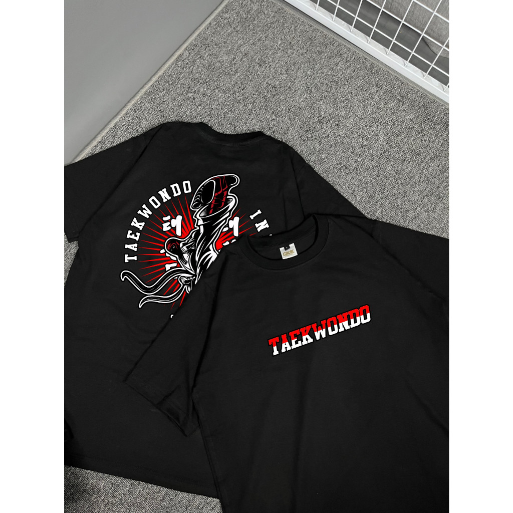 KAOS BAJU TAEKWONDO KAOS BELA DIRI TAEKWONDO KAOS TAEKWONDO