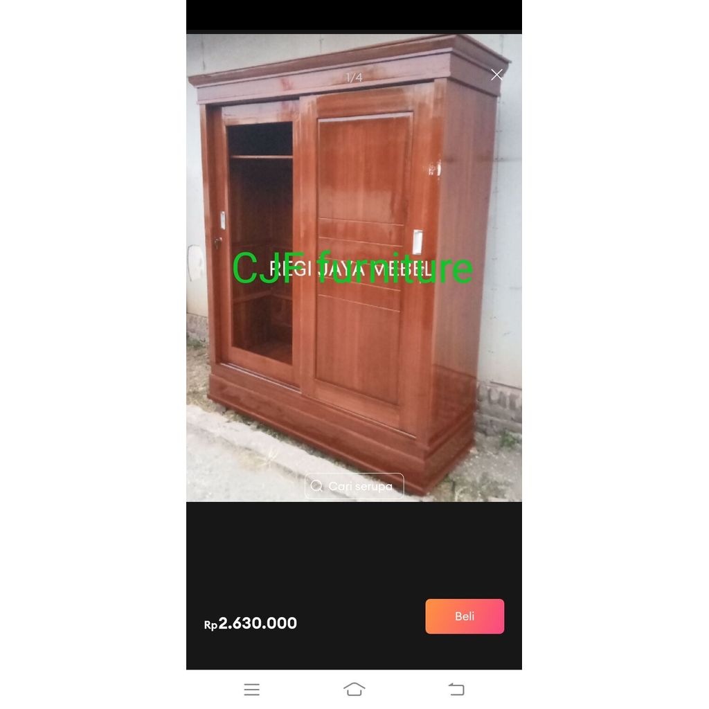 Lemari sleding jumbo lemari pintu 2.sleding jumbo lemari pintu geser kayu jati