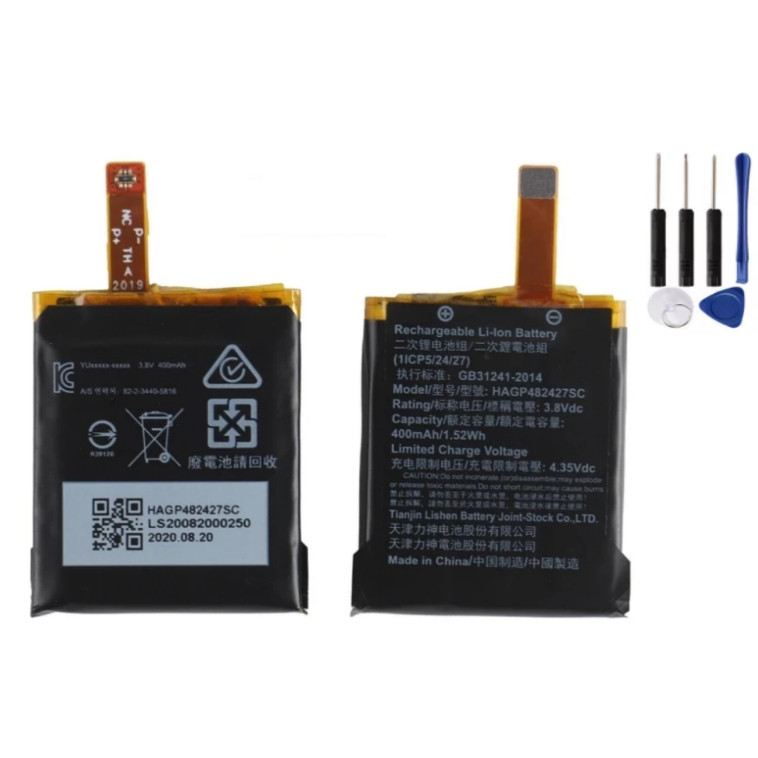 HAGP482427SC Quality Battery For Montblanc summit lite Watch Batteria 340mAh + Free Tools