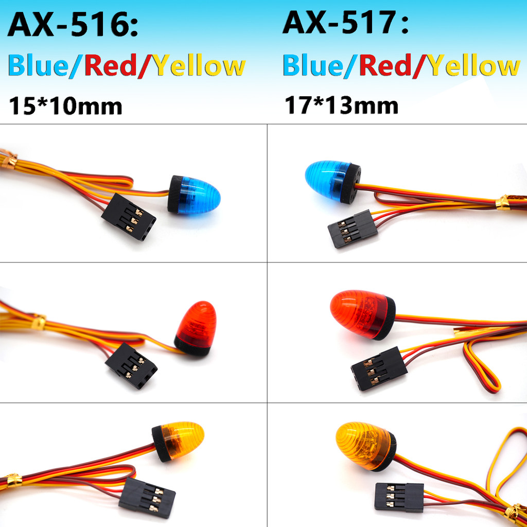 1/14 Tamiya RC Car Upgrade Parts micro LED Multi-functional Rotating ligh Multiple Flashing Modes fo