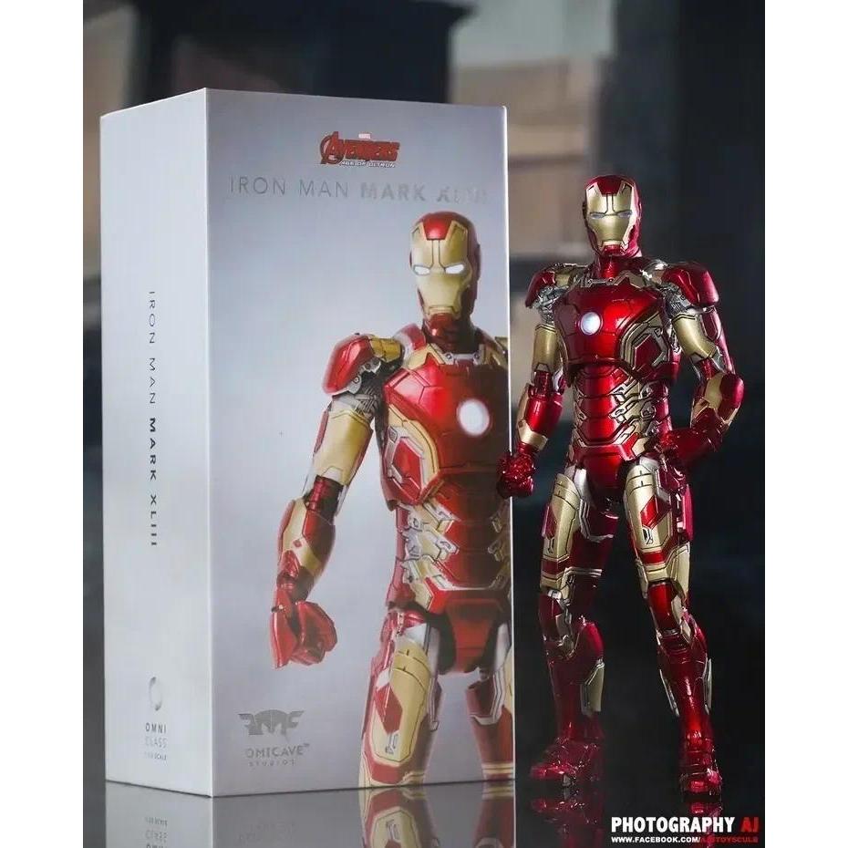 Original Comicave Iron Man Igor 1/12 Mk38 Alloy Metal Mk40 Mk21 Mk25 Mk26 Mk33 Mk42 Mk43led Marvel L