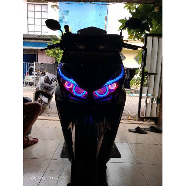 Lampu Projie Vario 2015 - 2017 Komplit  l Custom Headlamp Reflektor Vario 125/150 Lampu Alis projie