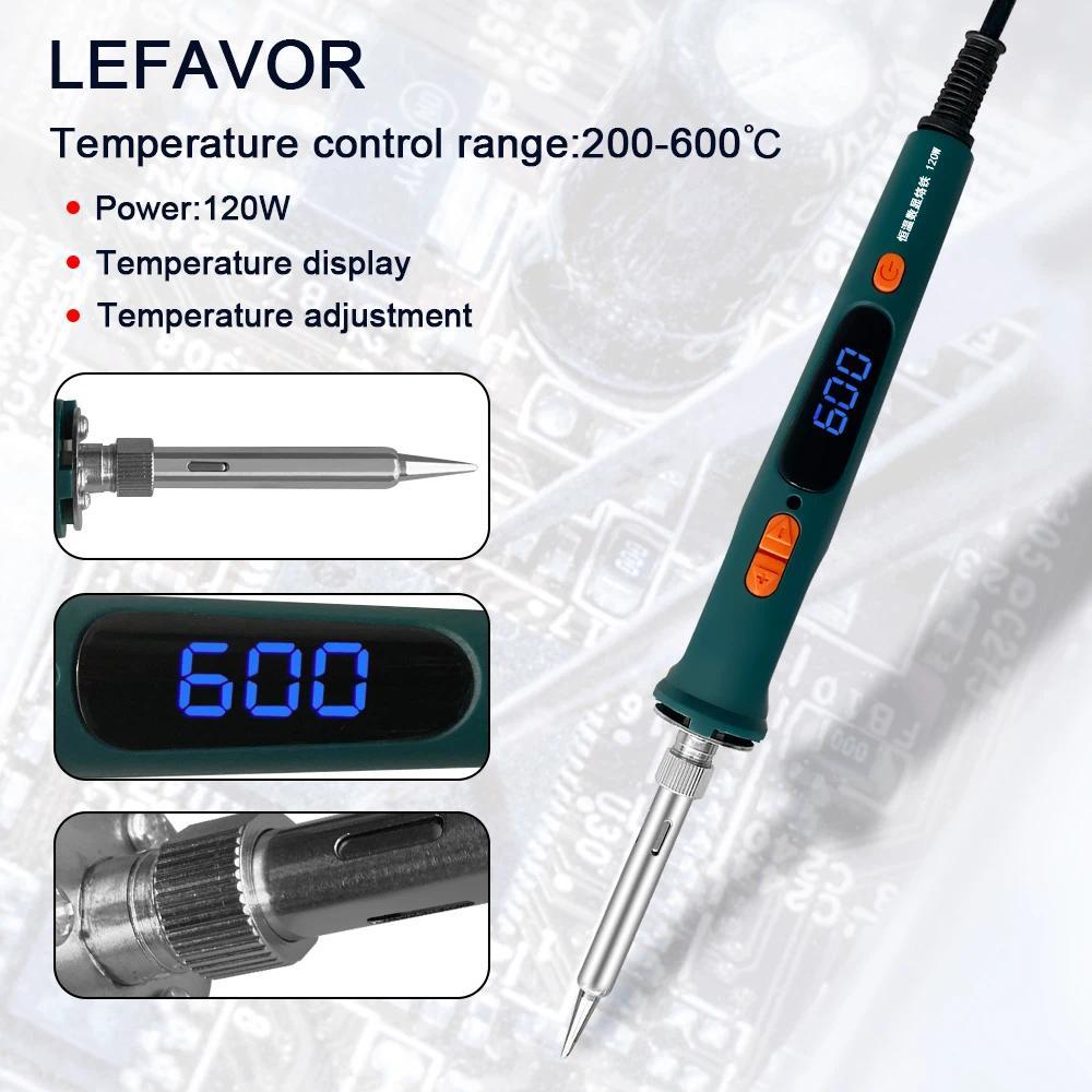 100W 120W gital soldering iron Repair Soldering Tool Set Electric Soldering Iron Dual Calibration Te