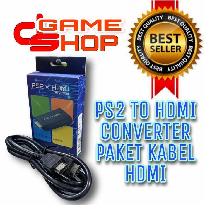 CONVERTER KABEL AV PS2 TO HDMI CONVERTER HDMI PS2 - conv paket hdmi