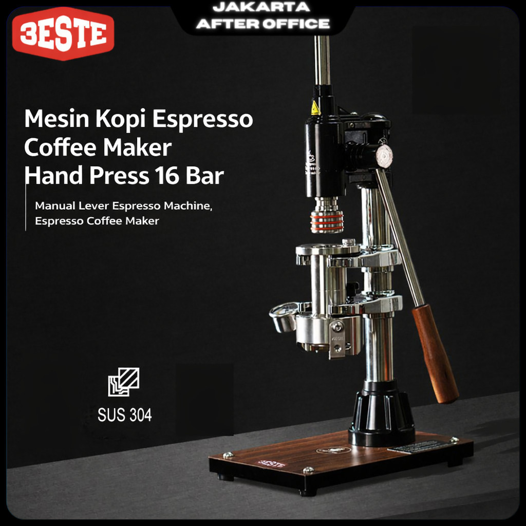Trieste STARDUST Mesin Kopi Espresso Coffee Maker Hand Press 16 Bar - K001
