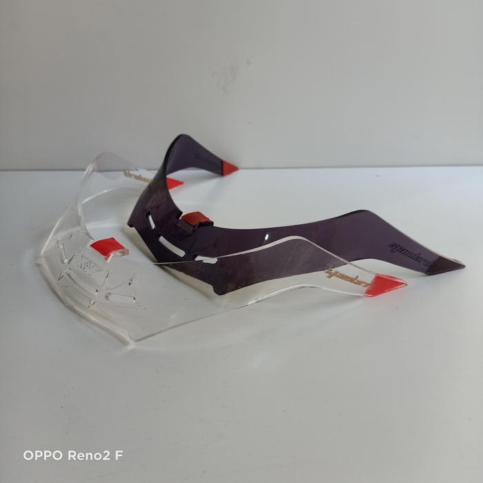 New Arrival Spoiler helmnkyt rc7 / spiler helm kyt rc seven - Putih, Rc7