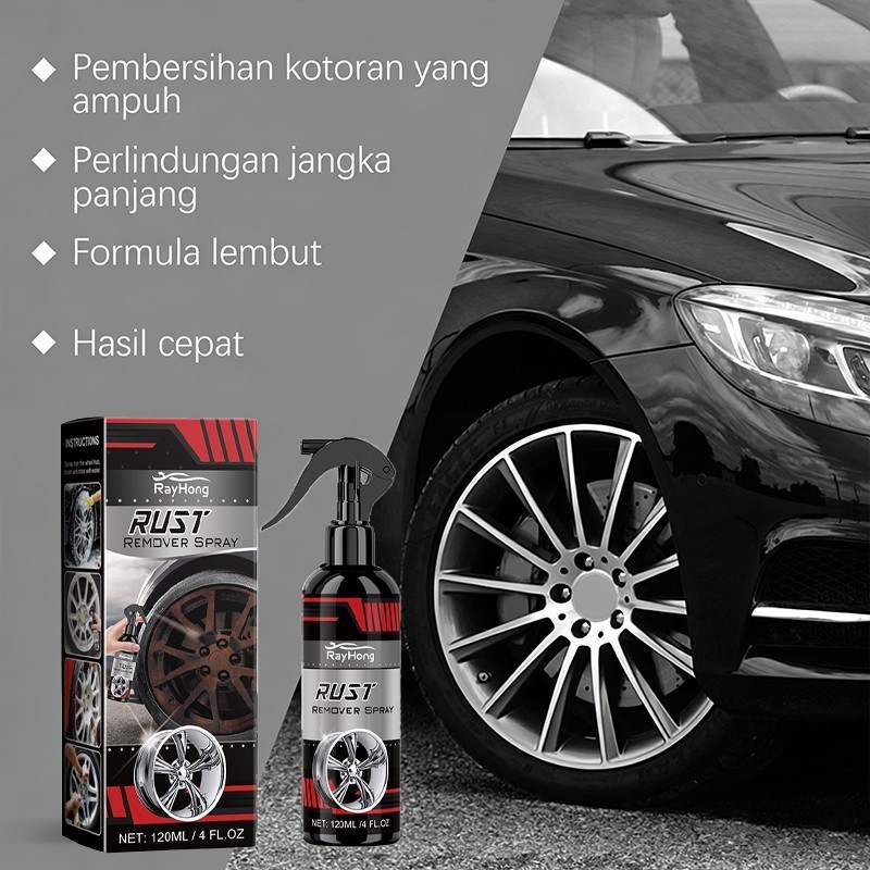 120Ml Penghilang Karat Mobil Pembersih Karat Besi Stainless Semprotan Anti Karat