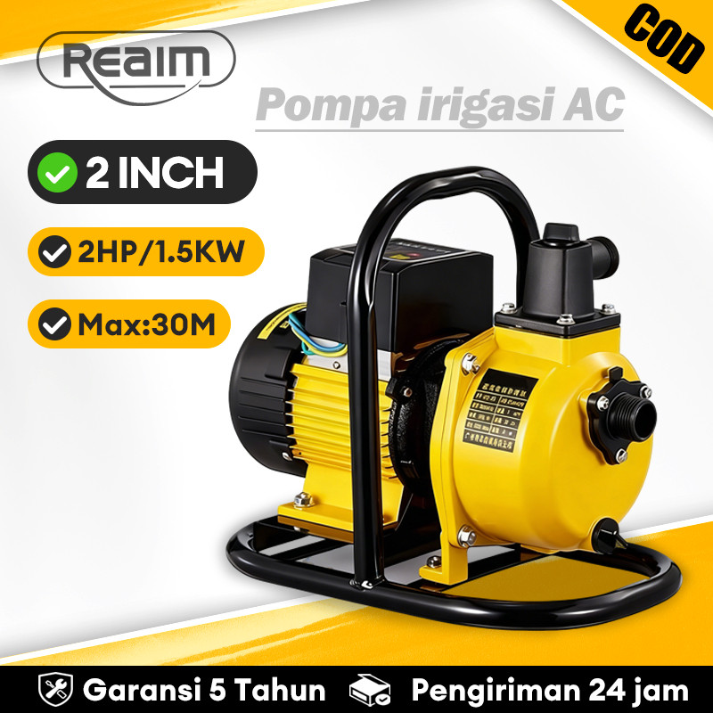 Pompa Irigasi AC 2 Inch 2HP Pompa Air Pertanian Daya Tinggi Original  2HP Pompa irigasi AC Mesin Pom