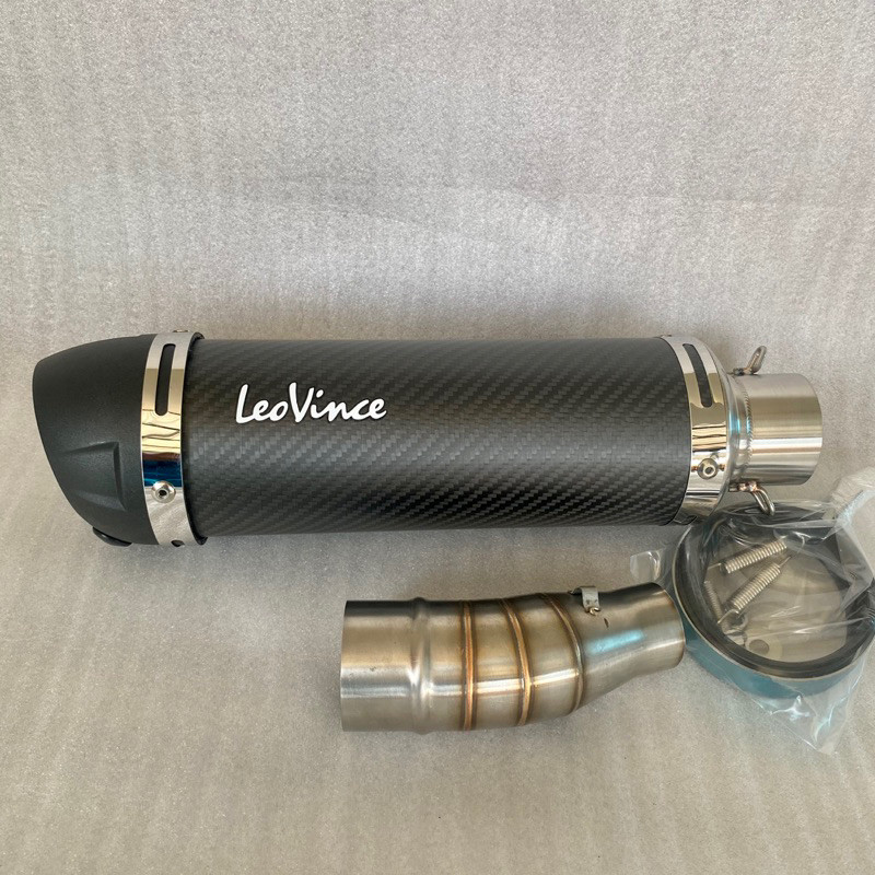 Knalpot import taiwan Leovince slip on ZX25R Ninja 250 R/Fi Cb150 CBR150 CBR250 R25 MT25
