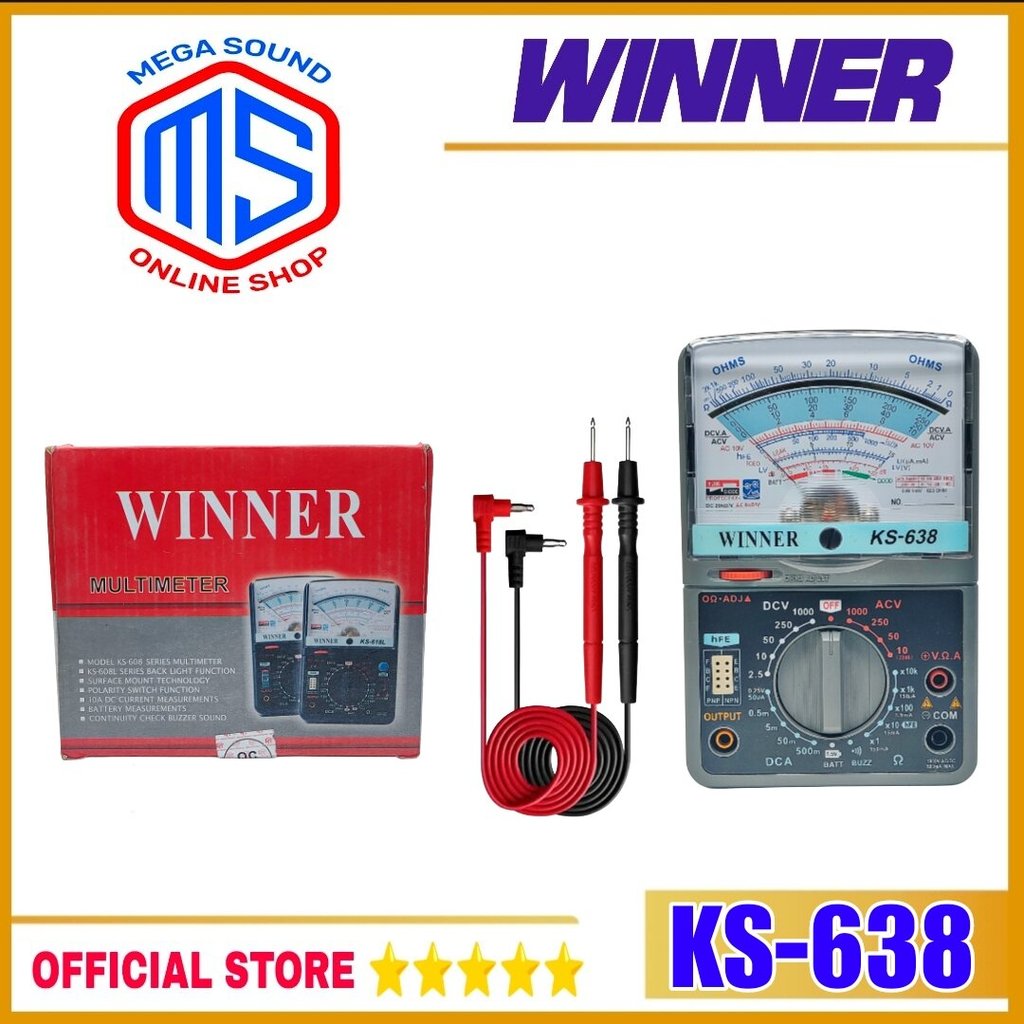 Multitester AVOMETER Tester ANALOQ Winner KS-638