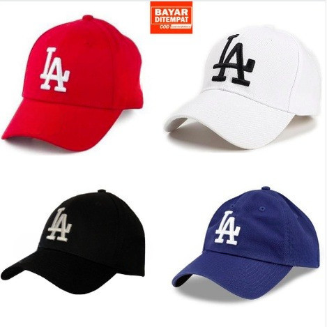Topi Baseball Los Angeles / LA / Topi LA Ring Besi Unisex Remaja Dewasa American Style