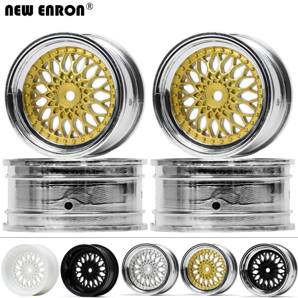 NEW ENRON 1.9" Plastic 4PCS On-Road Drift 3mm/6mm/9mm Offset Wheel Hubs Rim for RC Car 1/10 Traxxas 