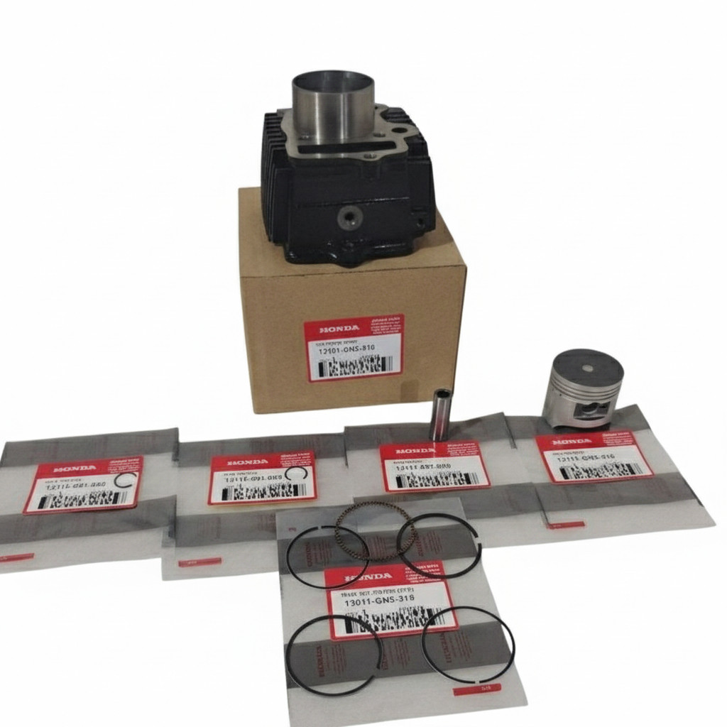 Cylinder Block Blok Seher Seker Boring Buring Komplit + Piston Honda Grand Original GN5 - 12part