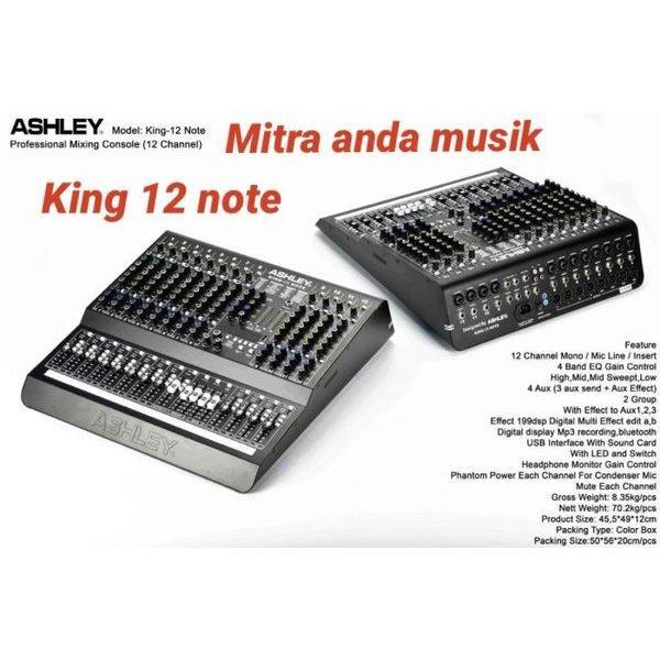 Mixer ashley king 12 note