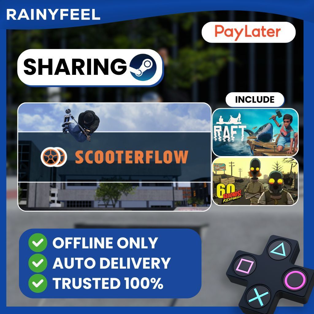 [BONUS STEAM KEY] ScooterFlow (Sharing With Raft & Euro Truck Simulator 2) AUTO DELIVERY / STEAM / G