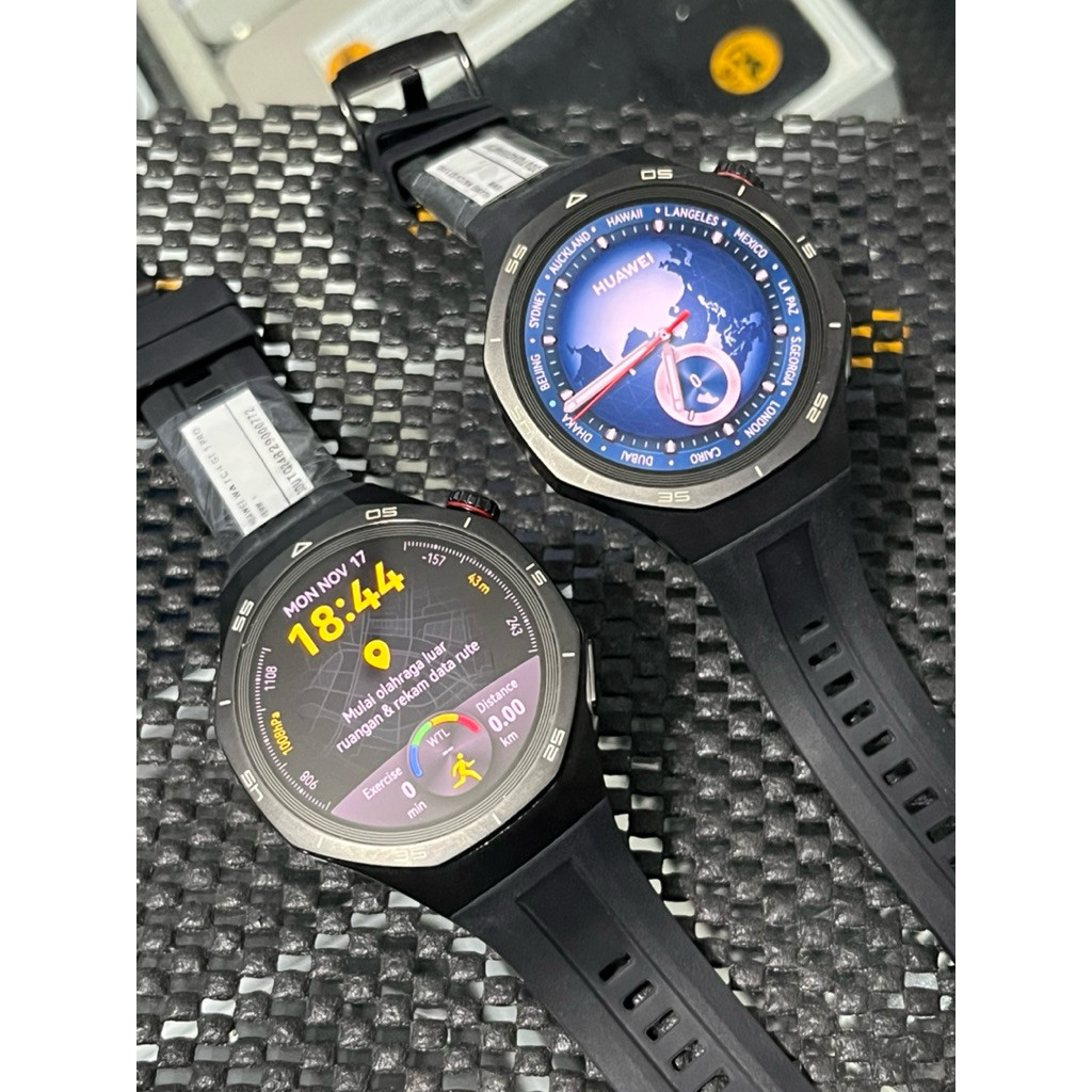 Huawei Watch GT 5 PRO 46MM Black Fluoroelastomer - Smartwatch Jam tangan Pintar Original Huawei