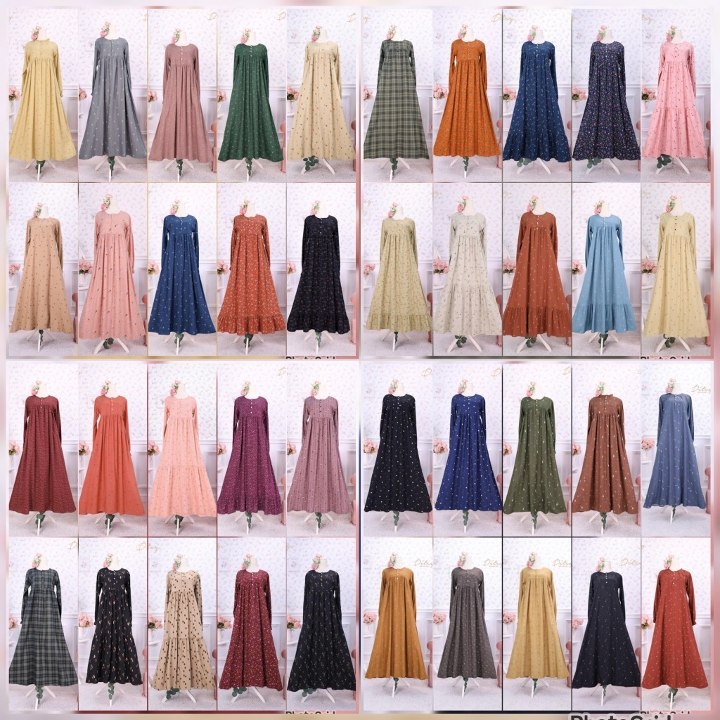 PROMO AKHIR TAHUN DITSY REJECT SALE - DULCIE BLACK - EIRA TAUPE - ELIEL CORAL - ELIEL LIGHT YELLOW -