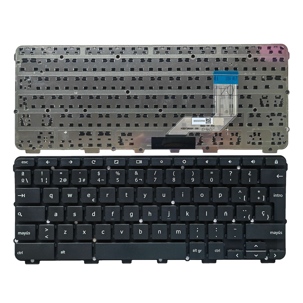 Spanish Layout large Enter KEYBOARD For LENOVO YOGA N24 Chromebook 100e 300E 500e N3350