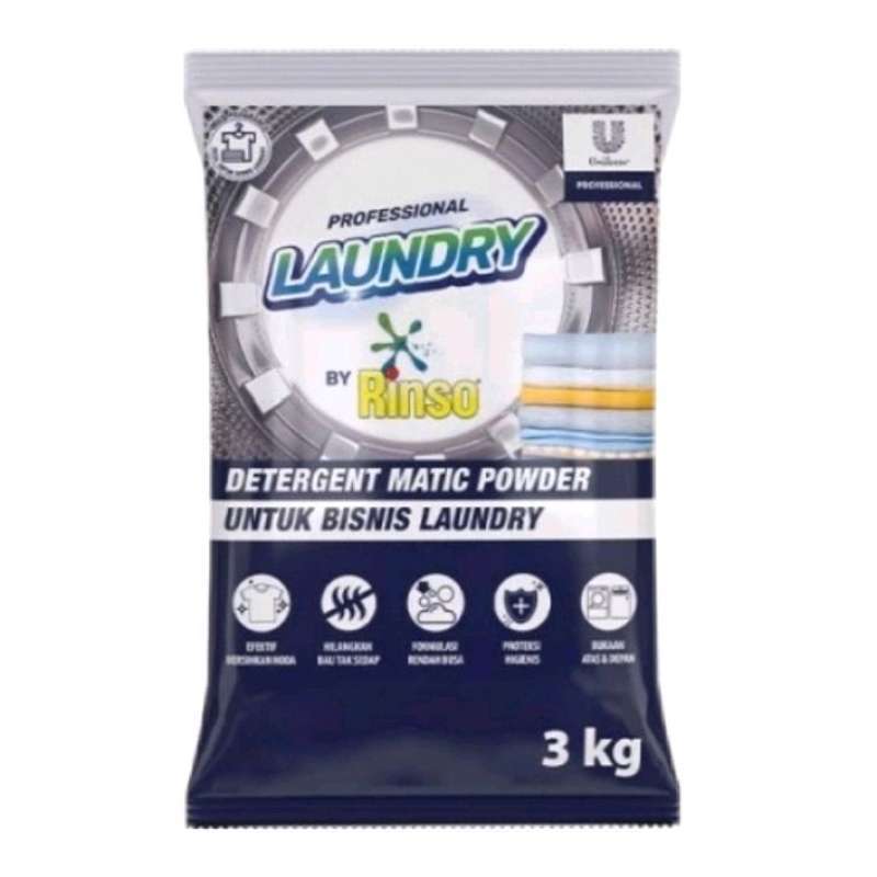 Rinso Professional Laundry Deterjen Bubuk Kiloan 3 kg