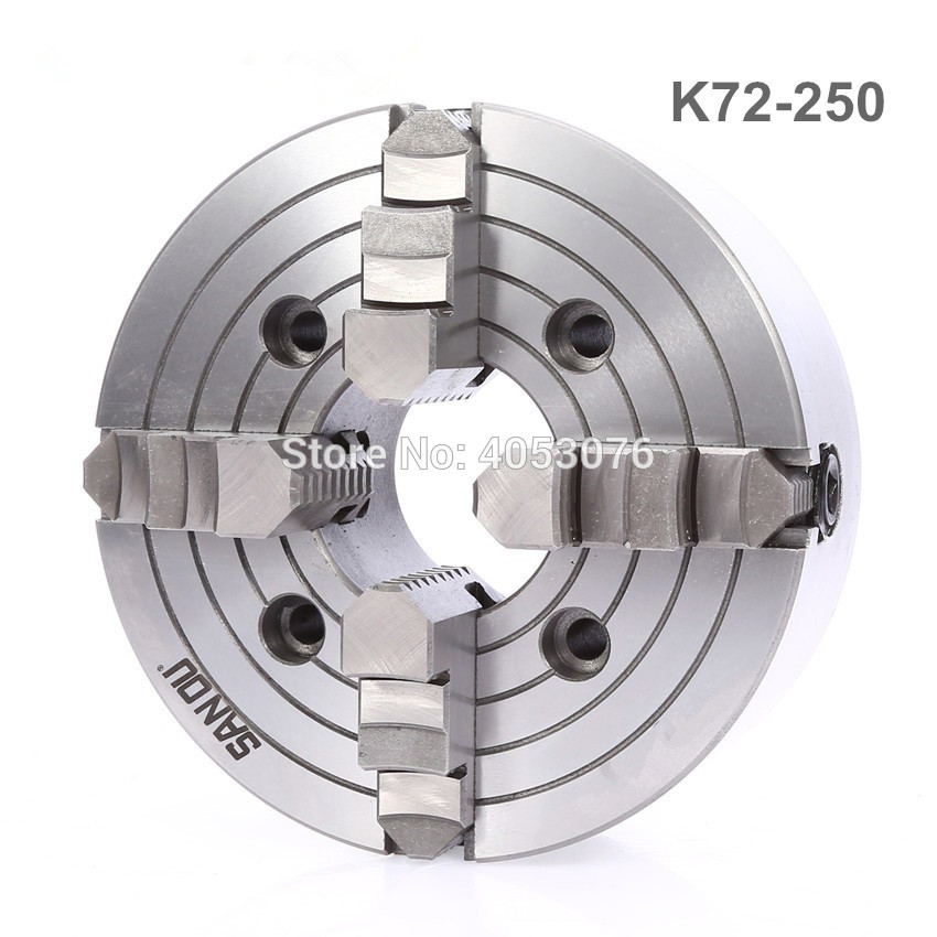 K72250 4 jaw chuck250MM manual lathe chuck4Jaw Independent Chuck