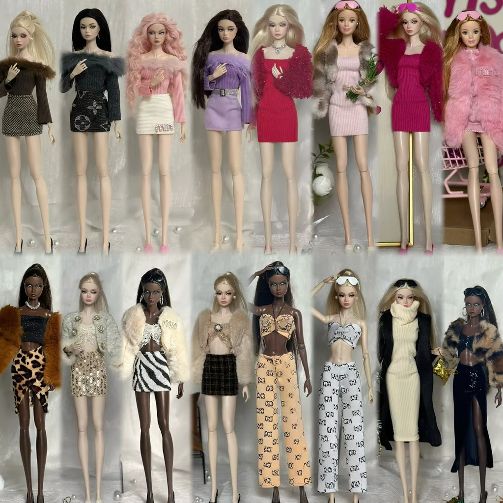 Fashion clothing set / clothes + accessories + shoes / 30cm doll outfit for 1/6 Xinyi FR ST blythe O