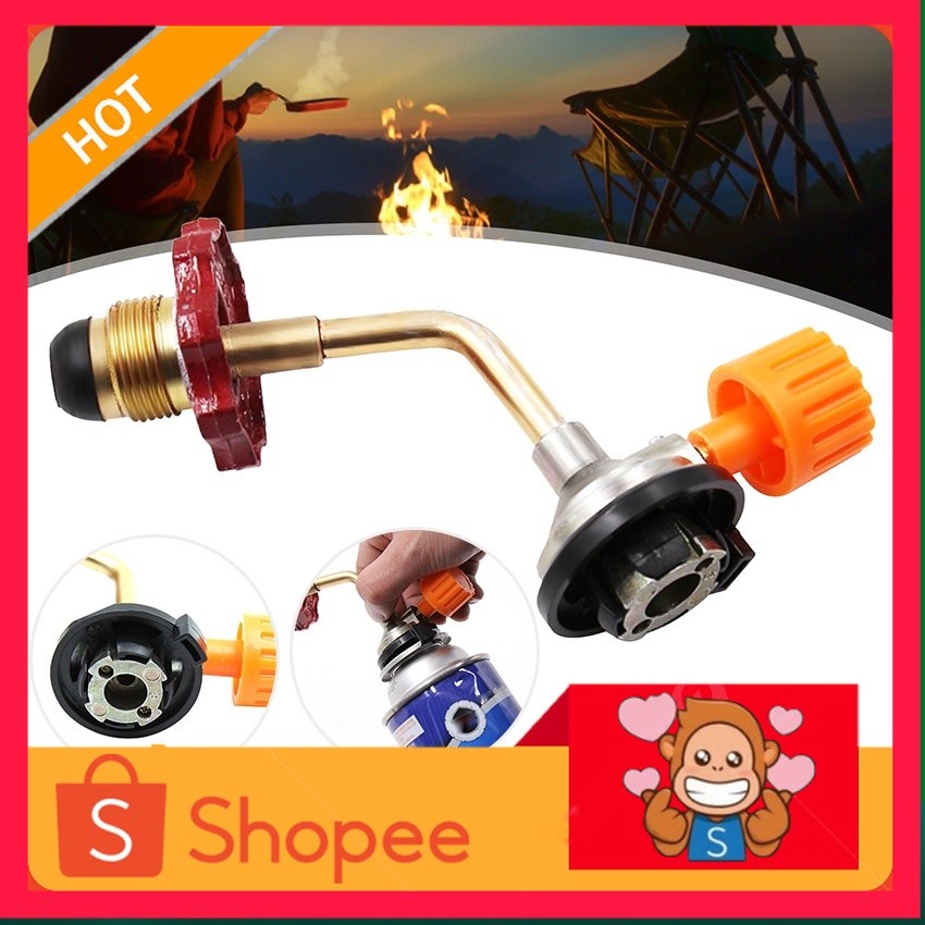 Adaptor Kaleng Gas Refill Alat Torch Refill Gas Isi Ulang Gas Kaleng Portable