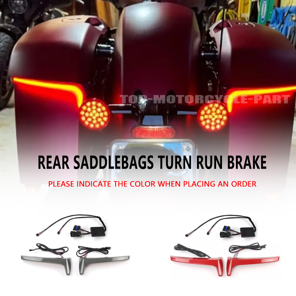 LED Motorcycle Tail Light Incator Brake for Inan ieftain Roadmaster Limited Saddlebag Lighting