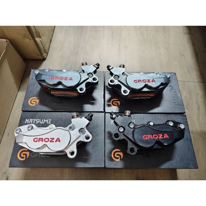 kaliper groza 4 piston original type natsumi universal bisa untuk semua motor