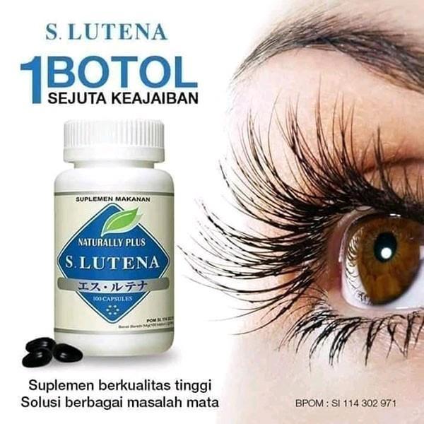 S LUTENA Suplemen Natural Plus Original Herbal Asli Jepang