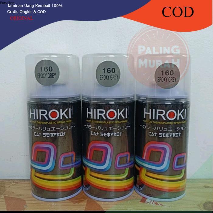 Cat Semprot HIROKI pilok pilox cat semprot HIROKI 160 EPOXY GREY epoxy poxy cat dasar 300