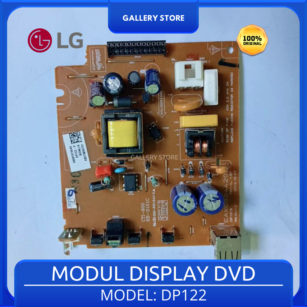 Power Modul Supply DVD LG DP122 EBR75859701