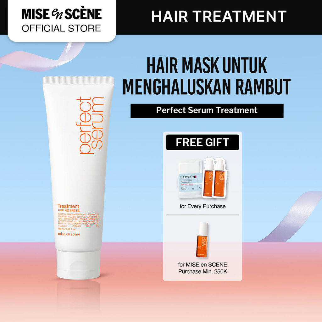 mise en scene Perfect Serum Treatment 180 ml - Masker Rambut Menghaluskan - Perawatan untuk Rambut R