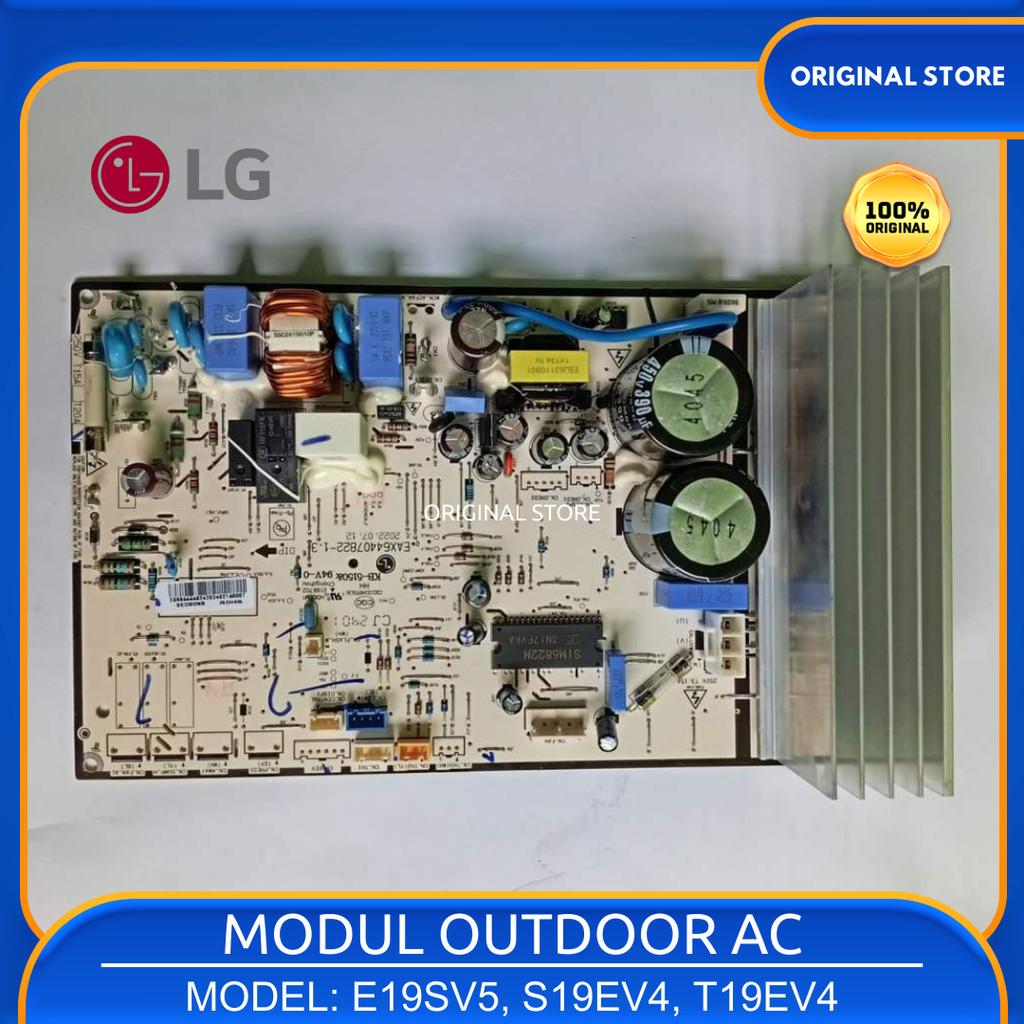 Modul Pcb Outdoor AC LG 2 pk E19SV5 S19EV4 T19EV4 EBR86444824