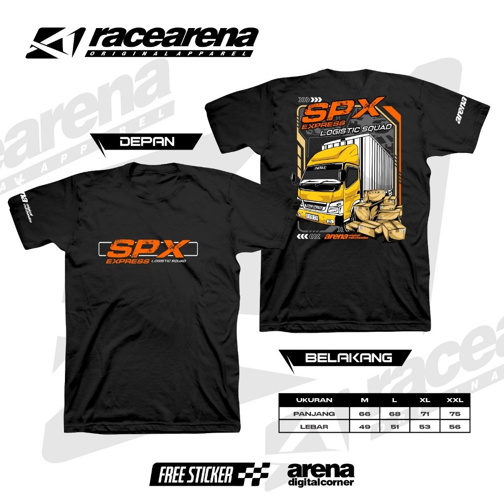 kaos SPX PATAS EXPRESS jasa kirim seluruh indonesia online shop toko oren